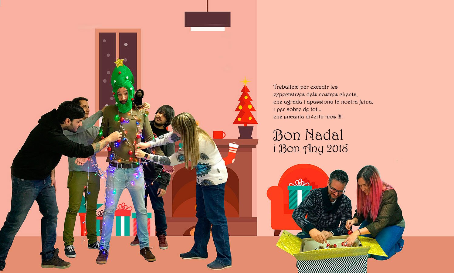 Postal de nadal de 2017 Postal de nadal de 2017